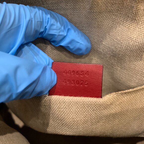 Gucci Red Dome Crossbody Bag Sku#85969 (gently used) - Picture 9 of 12